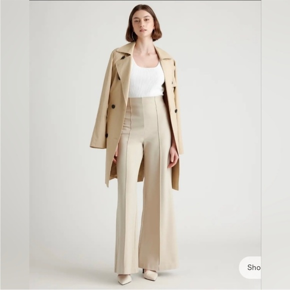 NWT Quince Ultra Point wide leg pants SZ M - Picture 4 of 9